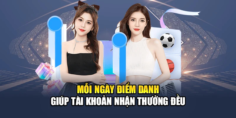 Mỗi Ngày Điểm Danh QH88 Nhận Thưởng Không Giới Hạn 1 Mỗi ngày điểm danh giúp tài khoản nhận thưởng đều