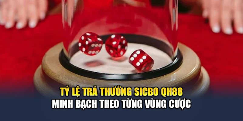 Sicbo Tại QH88 Dễ Chơi Dễ Trúng Thưởng Lớn Mỗi Ván 2 Tỷ lệ trả thưởng Sicbo QH88 minh bạch theo từng vùng cược
