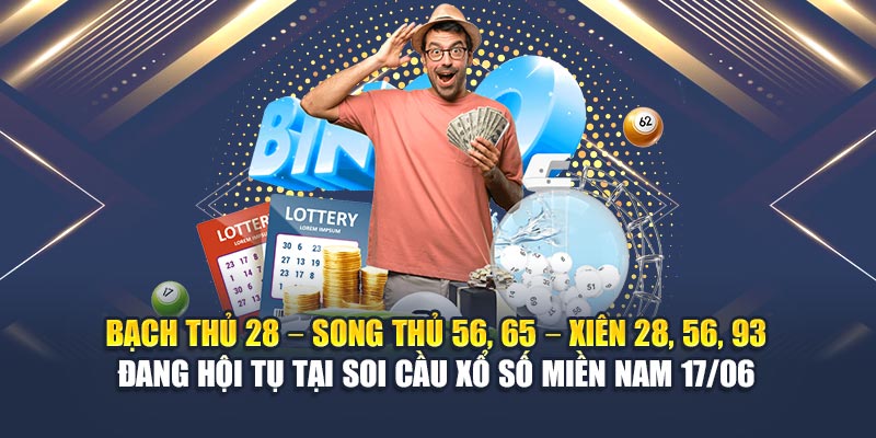 Soi Cầu Xổ Số Miền Nam 17/06 Và Bí Quyết Hay Từ QH88 1 Bạch thủ 28 – Song thủ 56, 65 – Xiên 28, 56, 93 đang hội tụ tại soi cầu xổ số miền Nam 17/06